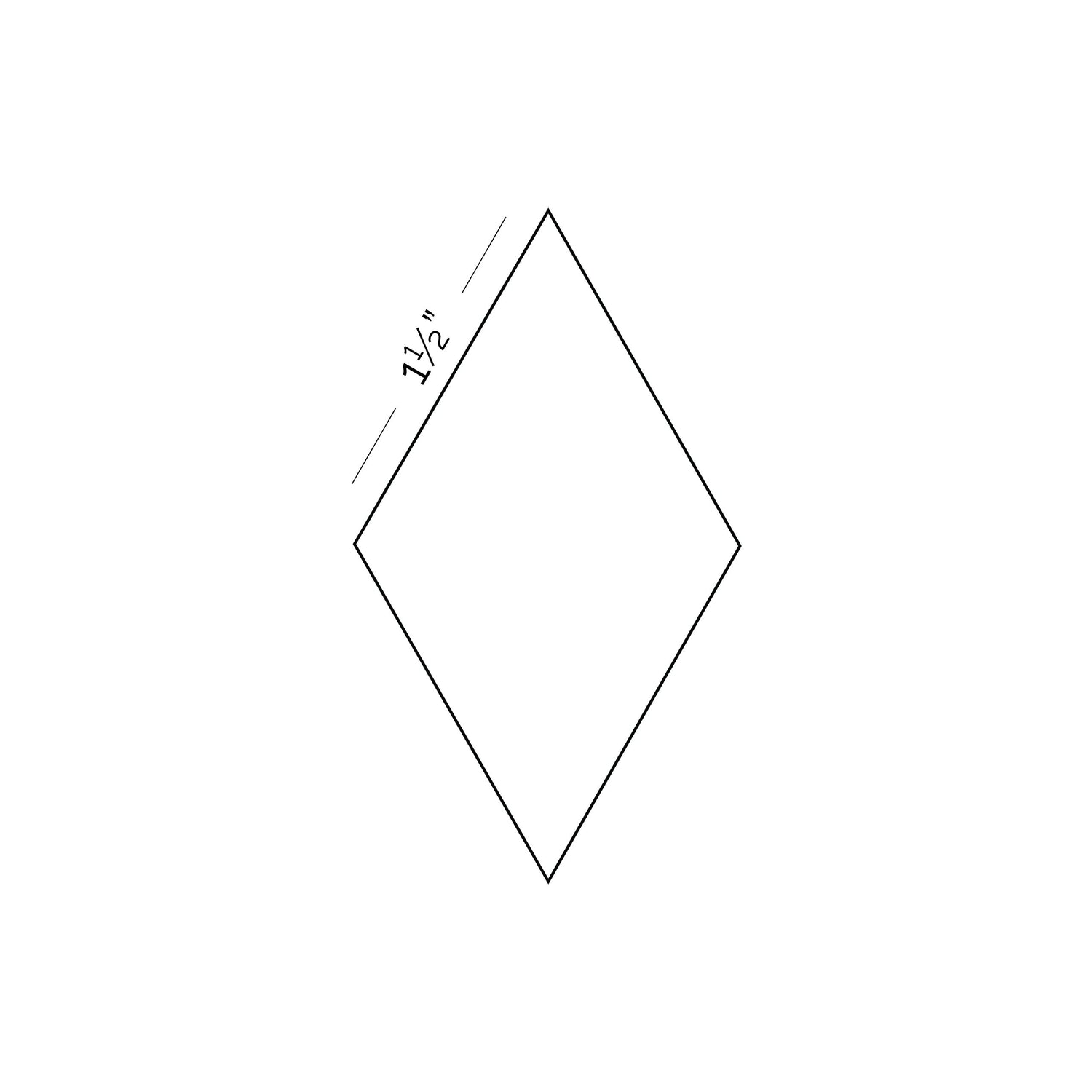 60° Diamonds (6pt Stars)
