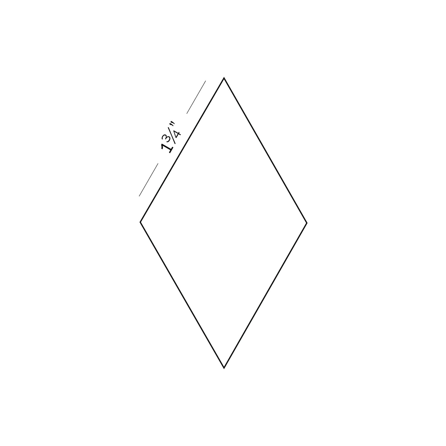 60° Diamonds (6pt Stars)