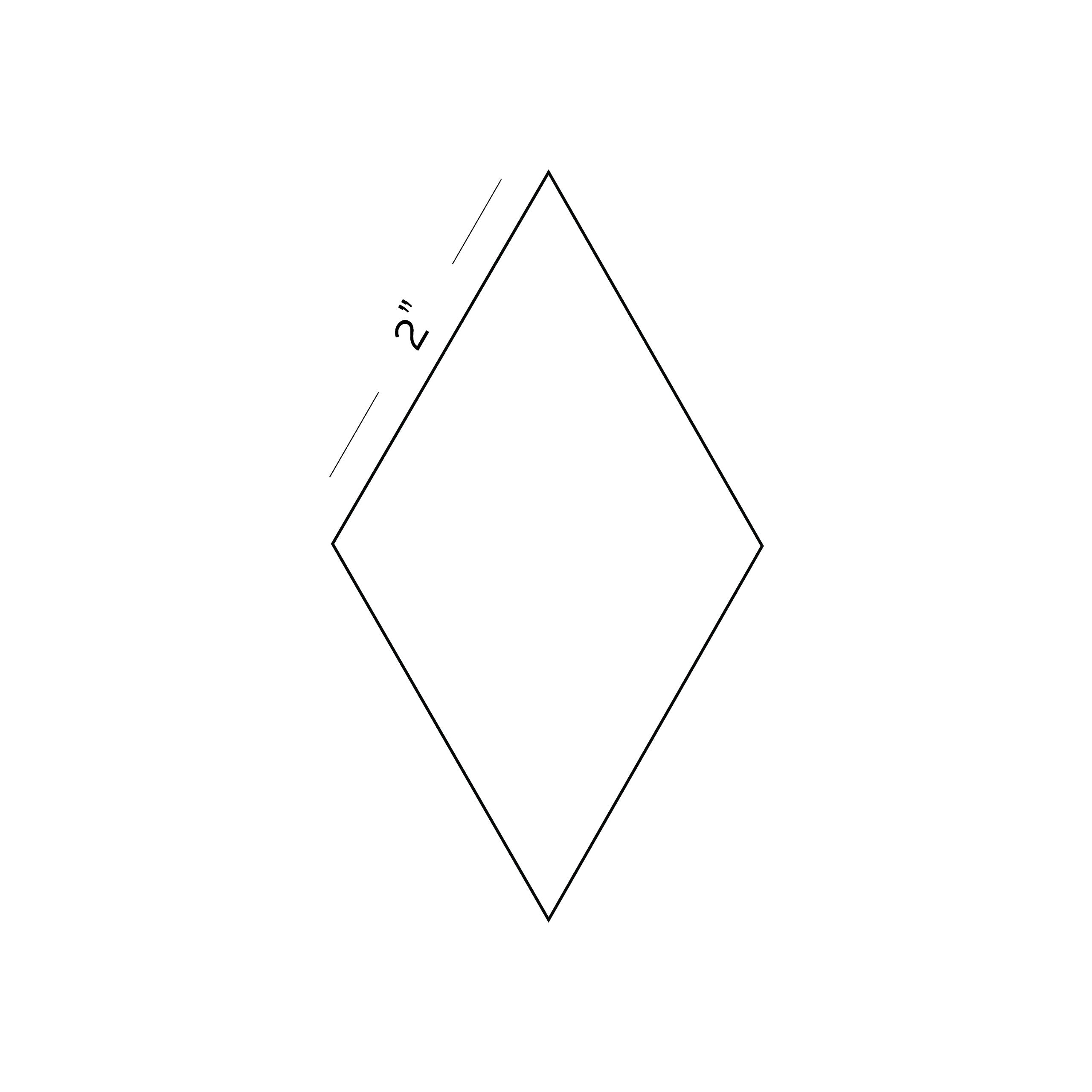 60° Diamonds (6pt Stars)