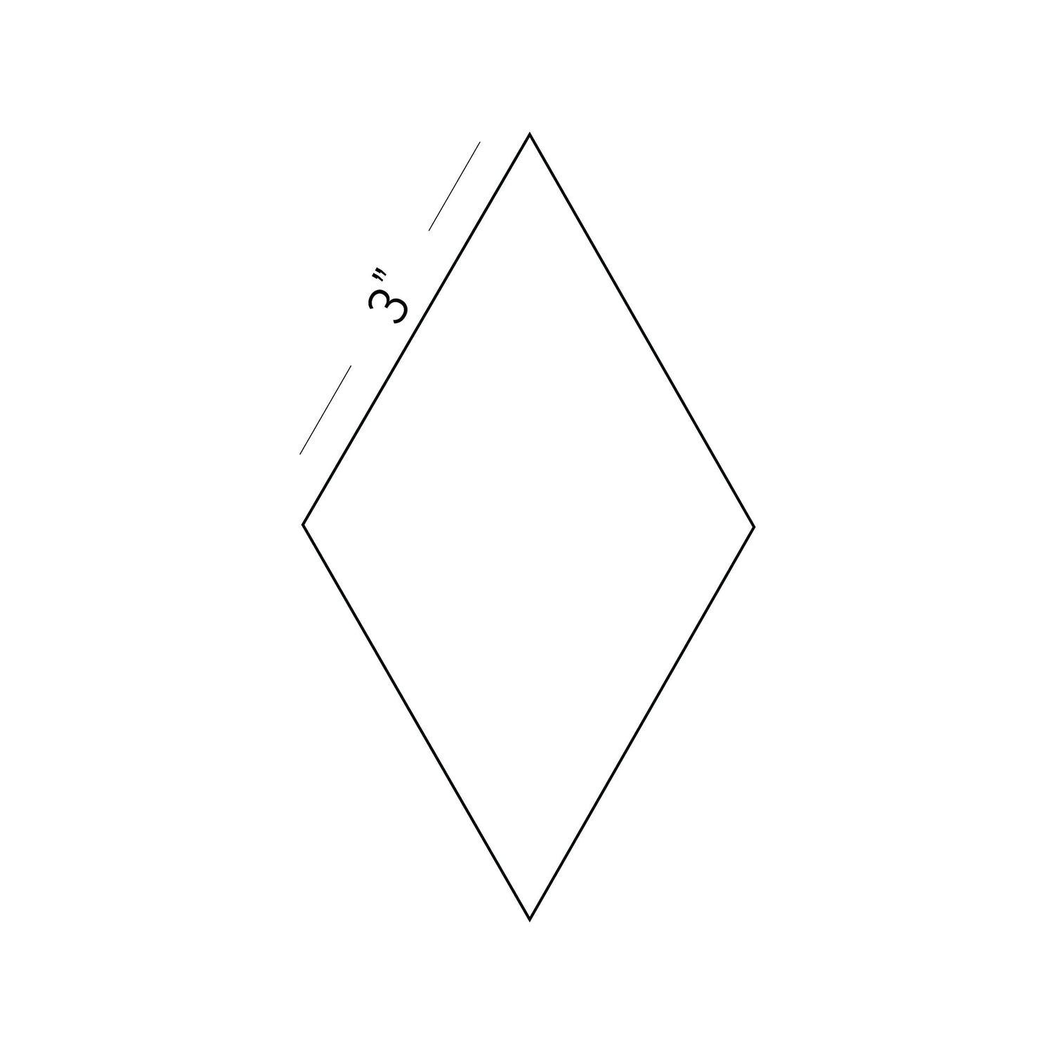 60° Diamonds (6pt Stars)