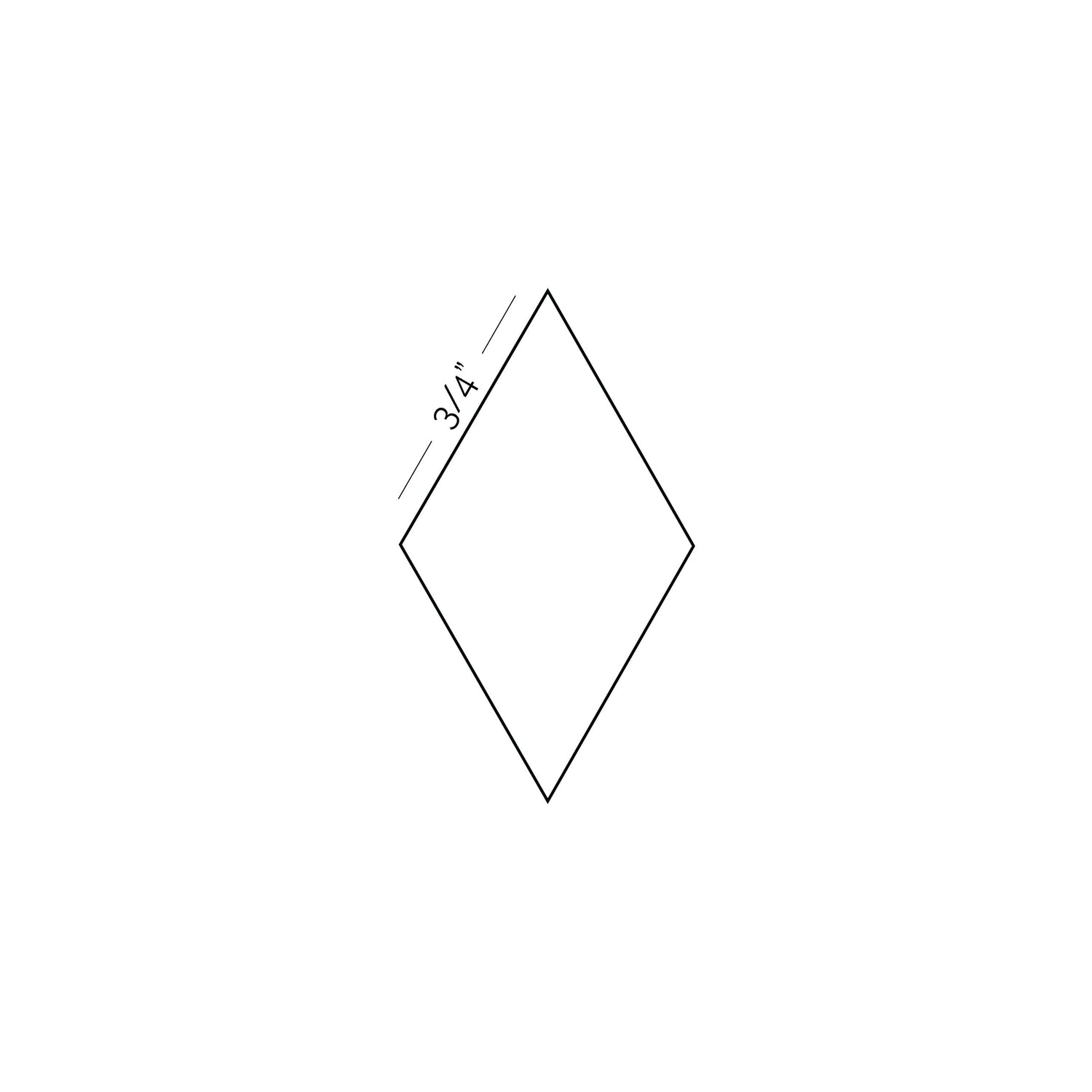 60° Diamonds (6pt Stars)