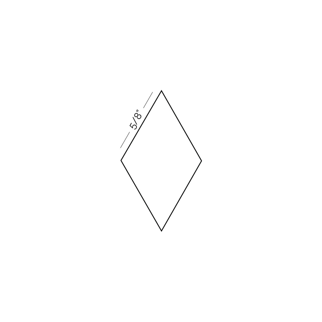60° Diamonds (6pt Stars)