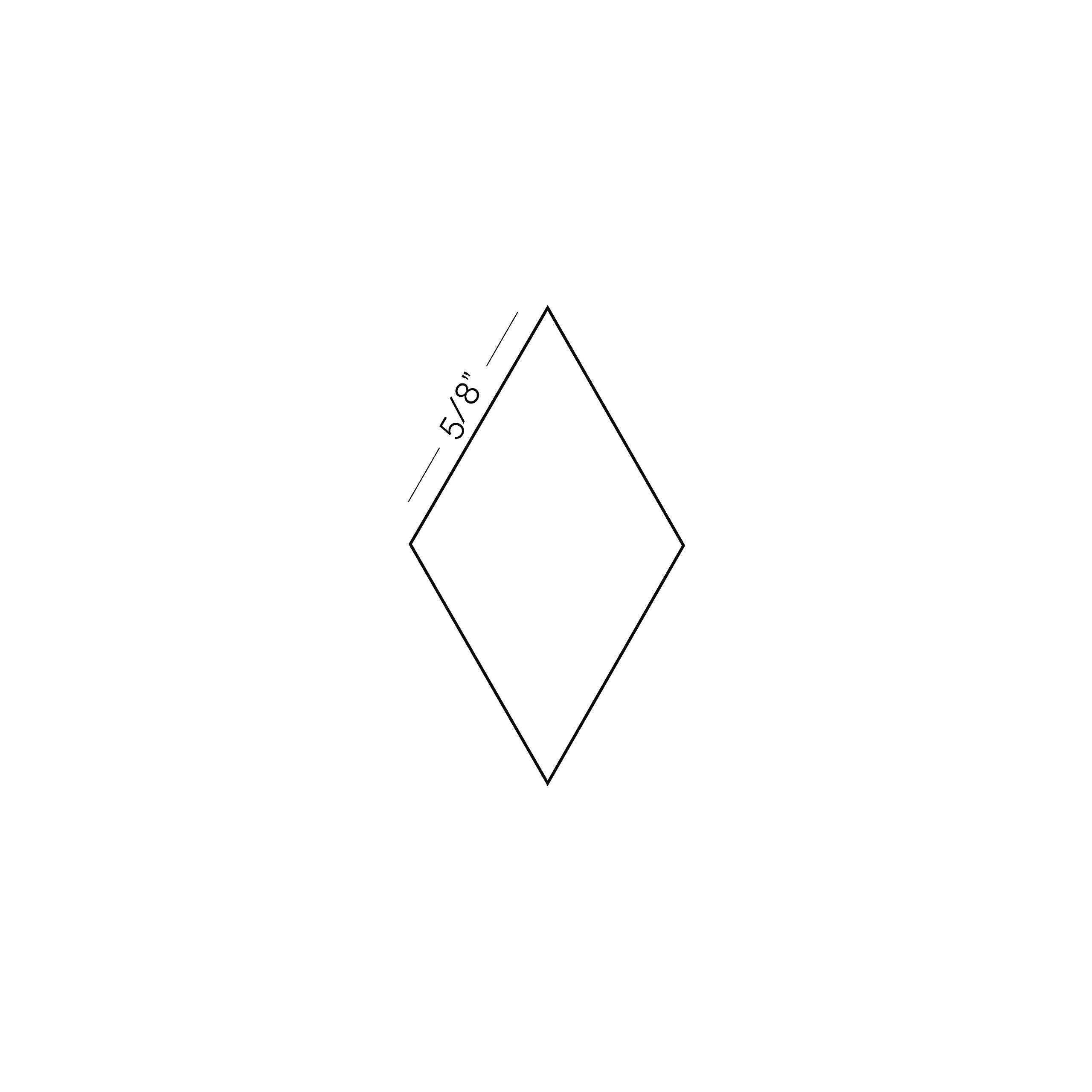 60° Diamonds (6pt Stars)