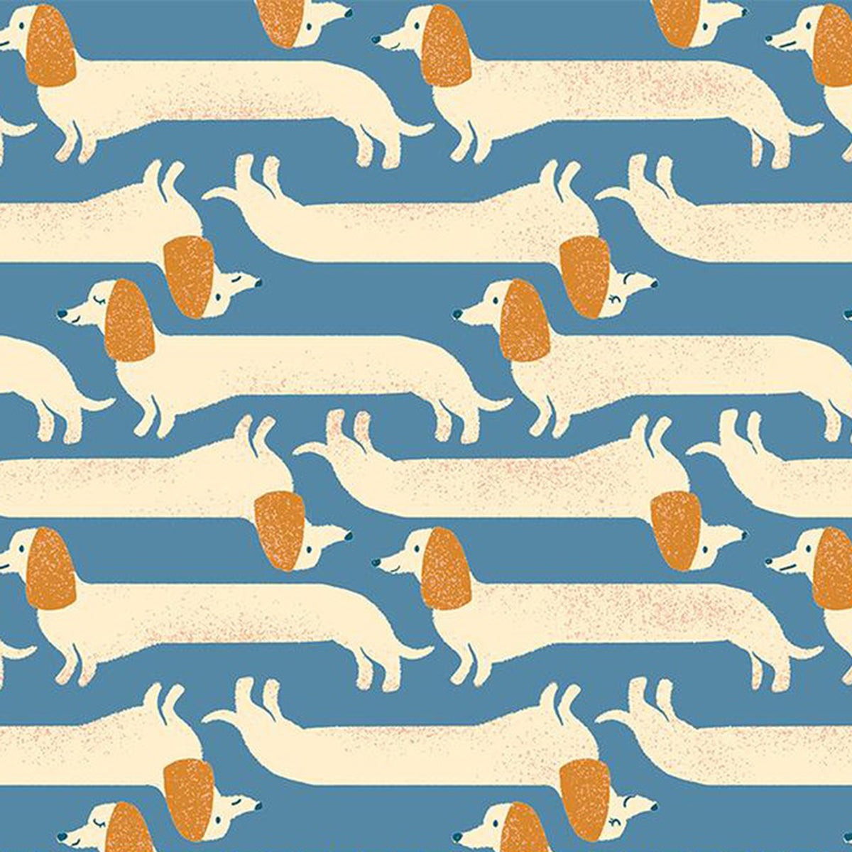 Dog Park - Long Dog - Teal Navy