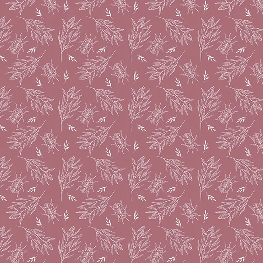 Garden Dreams - Beetle - Dusty Rose