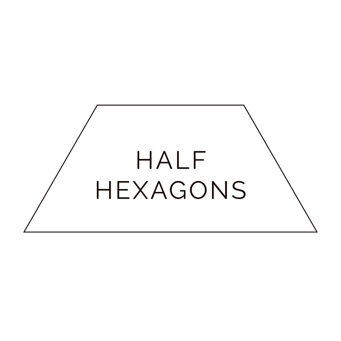 Half Hexagons