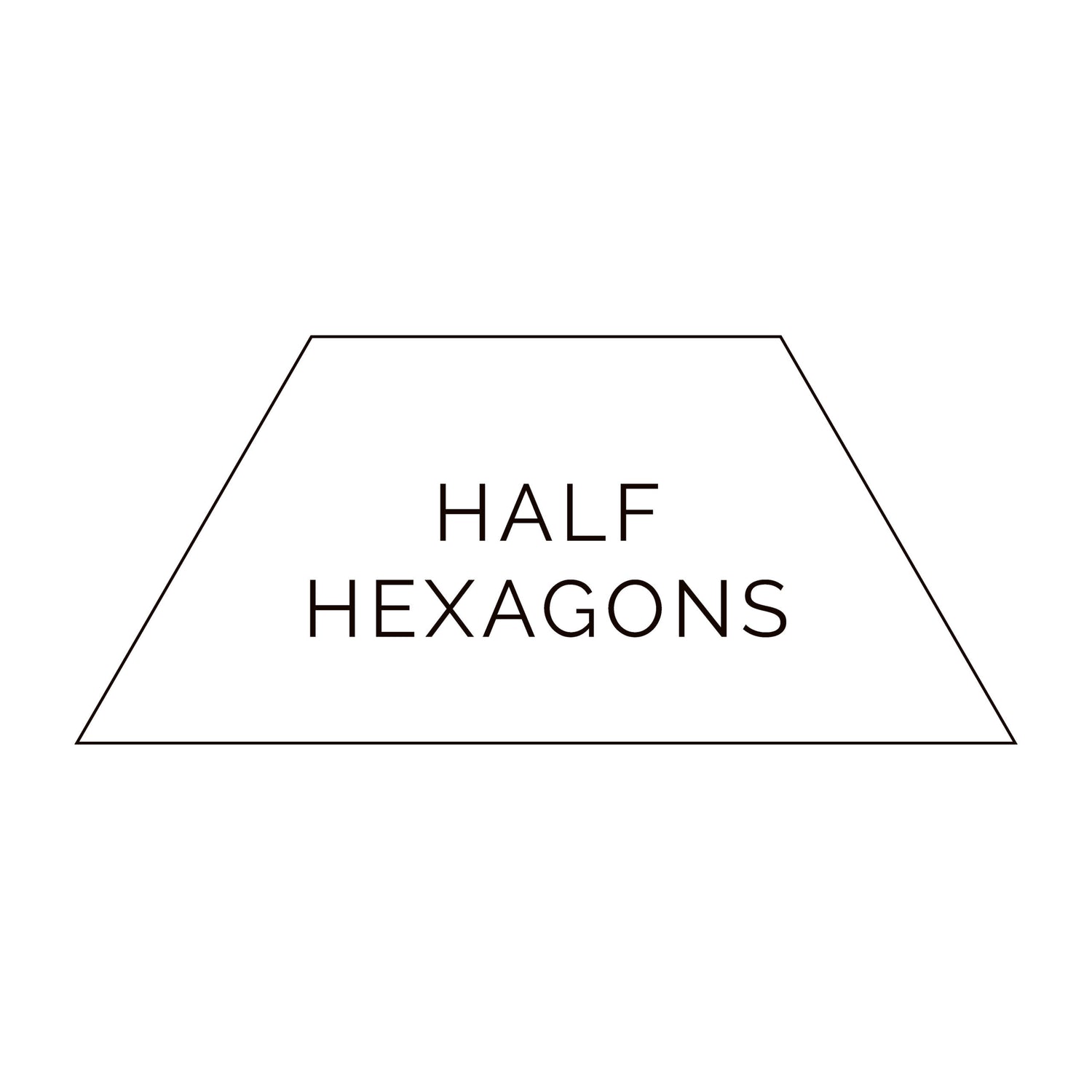 Half Hexagons