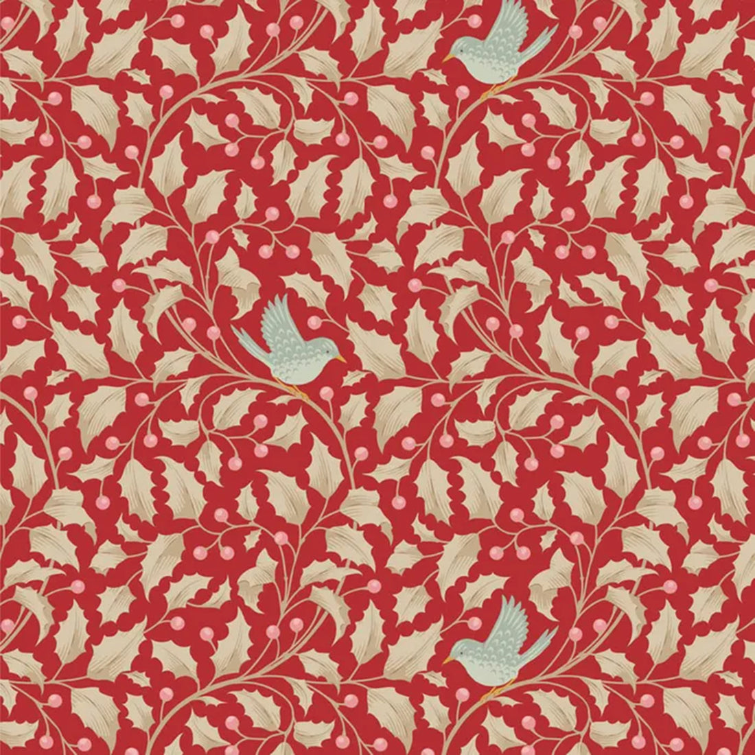 Merry Little Christmas - Holly - Red