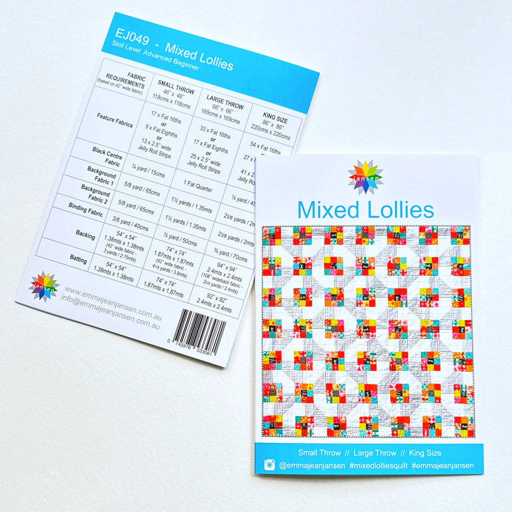 Mixed Lollies Quilt Pattern
