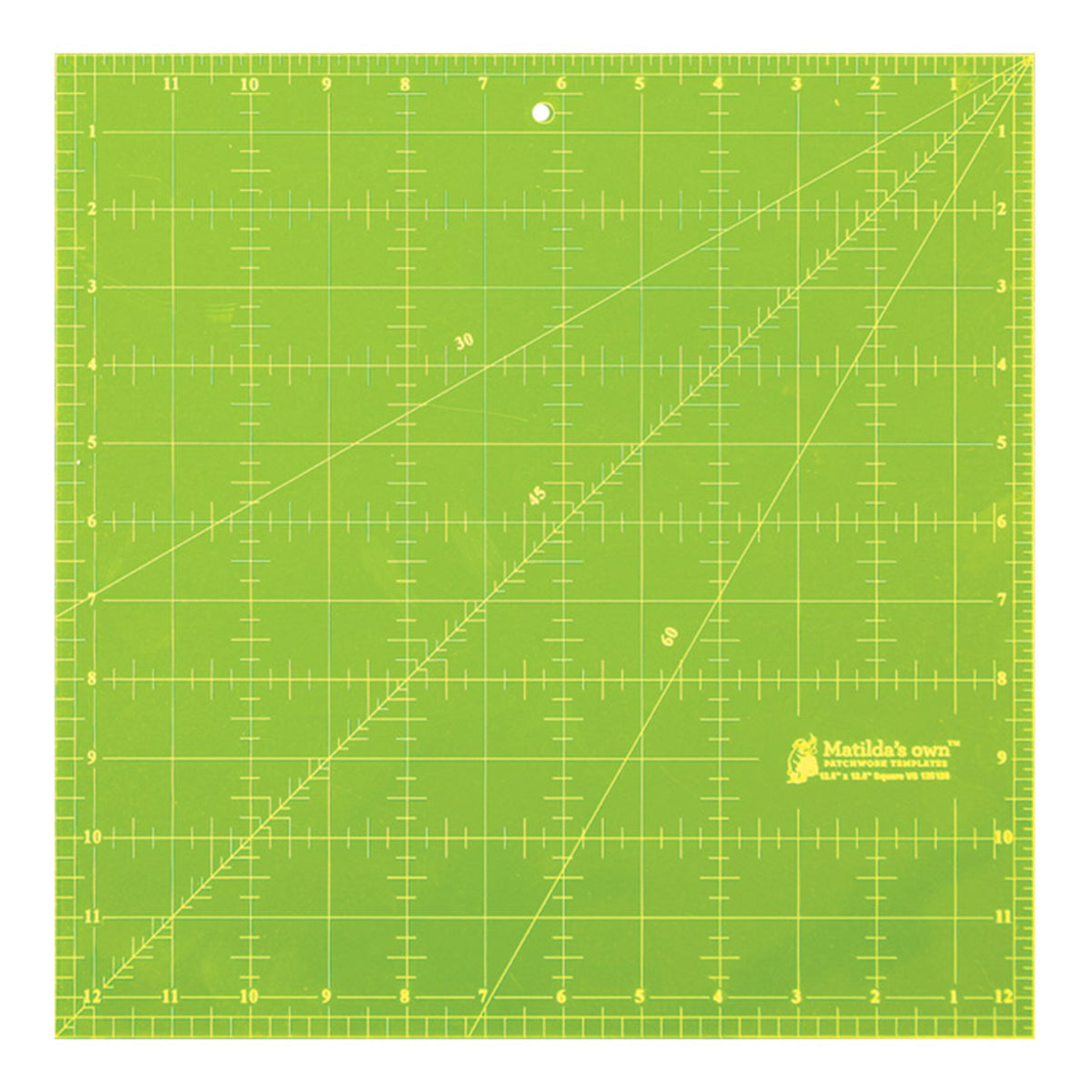 12.5" x 12.5" Square Ruler
