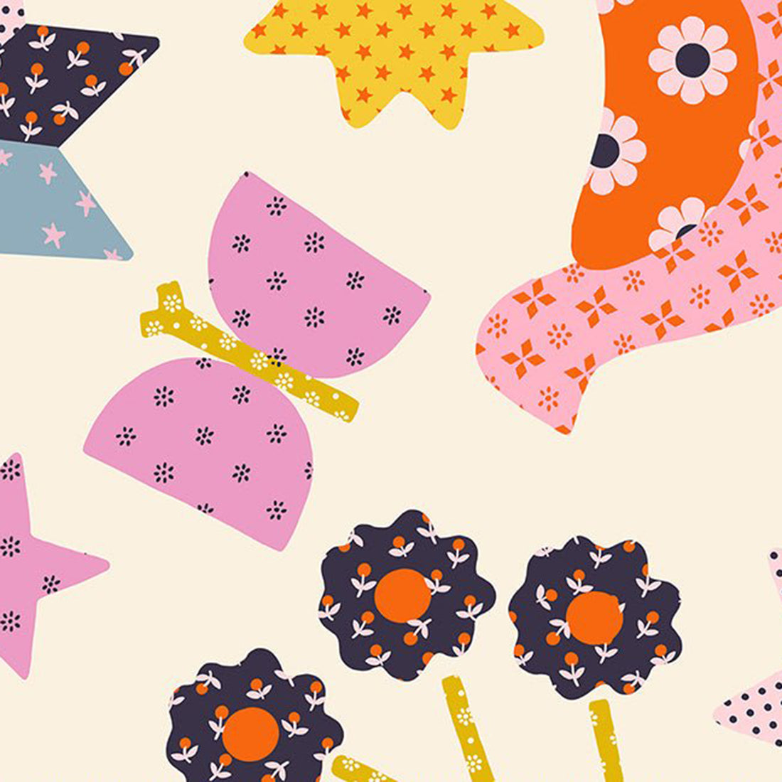 Meadow Star - Appliqué Managerie - Daisy