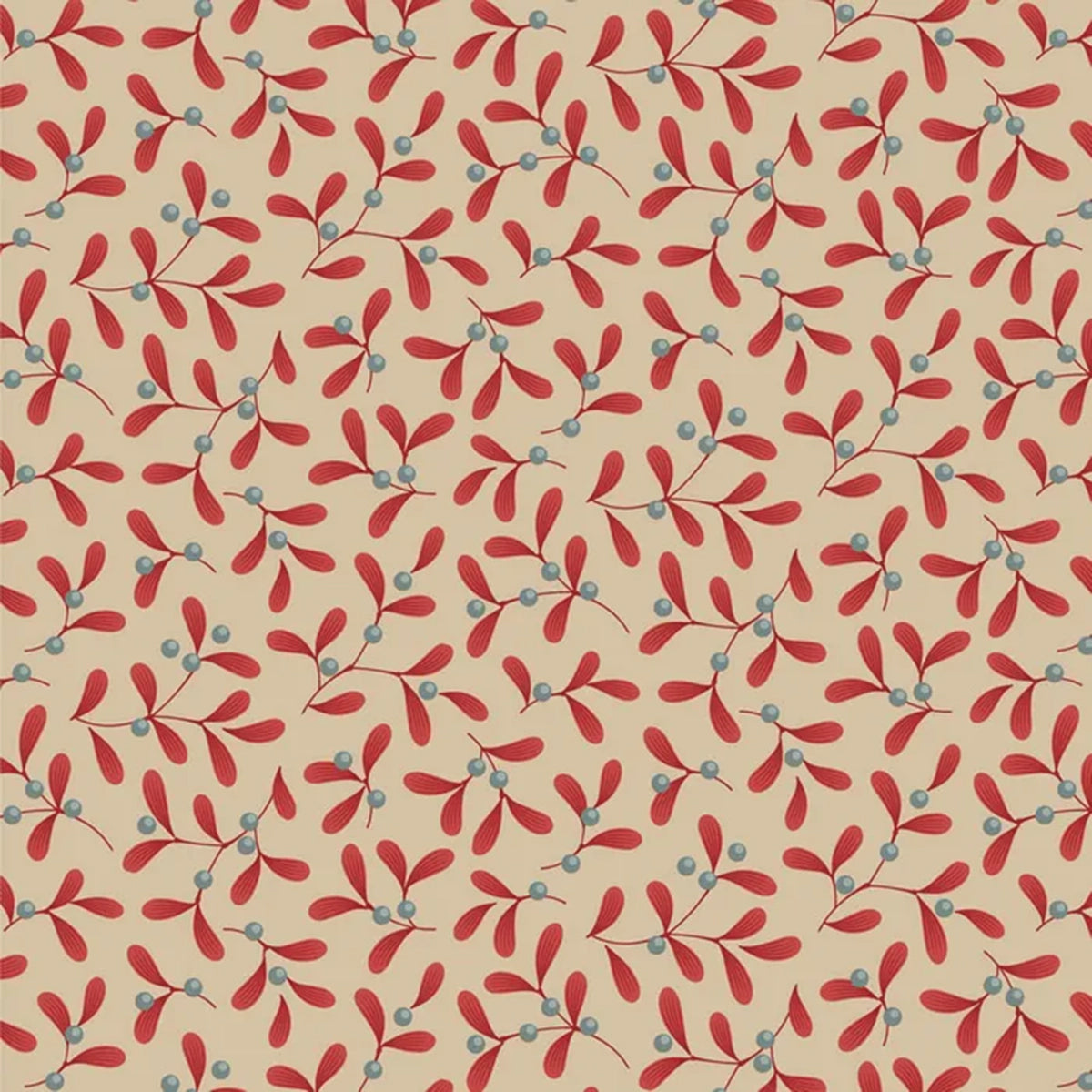 Merry Little Christmas - Mistletoe - Red