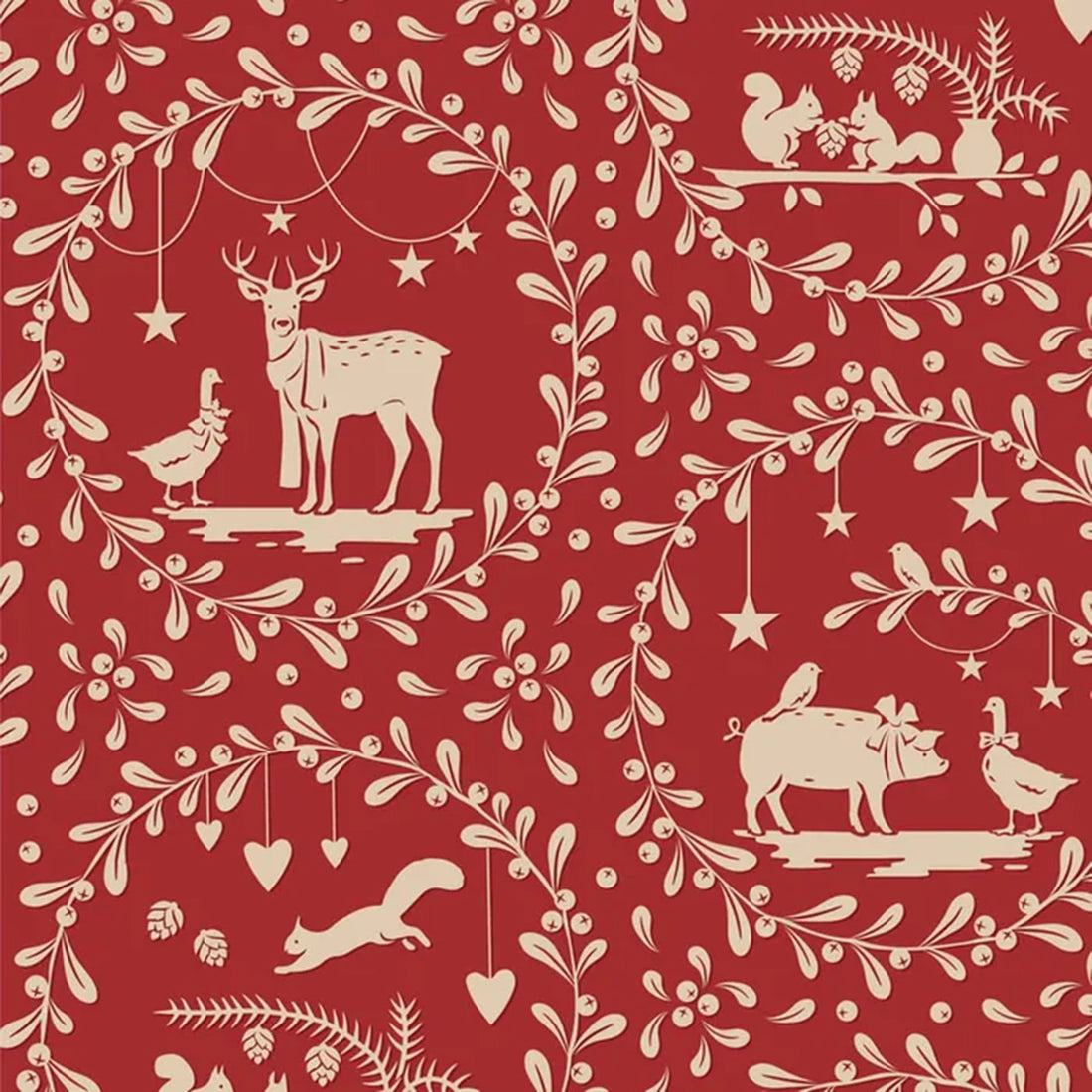 Merry Little Christmas - Paperscene - Burgundy