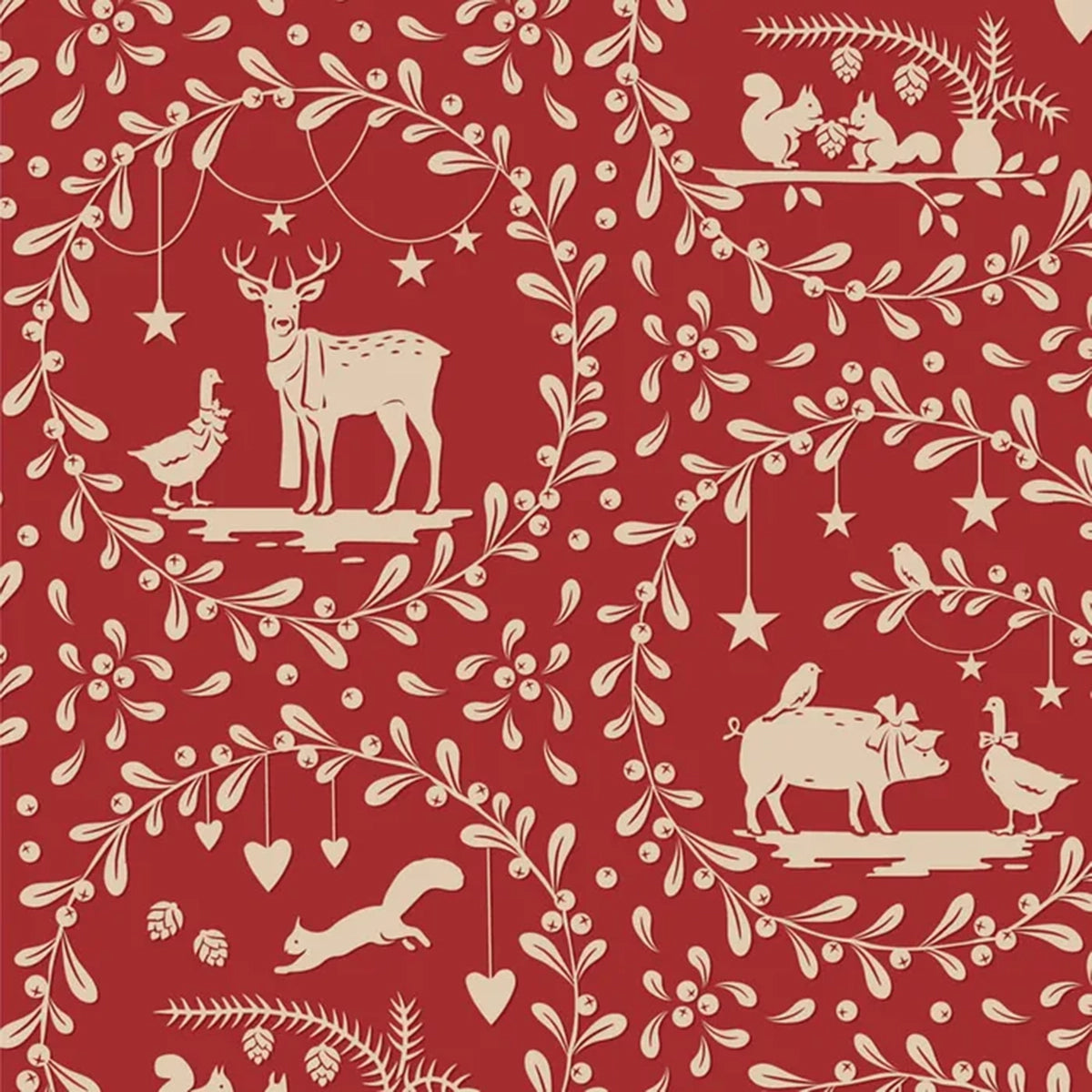 Merry Little Christmas - Paperscene - Burgundy
