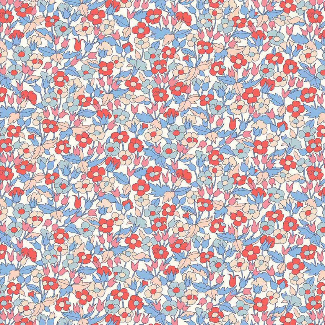 Liberty Carnaby Collection - Picadilly Poppy Lt Blue
