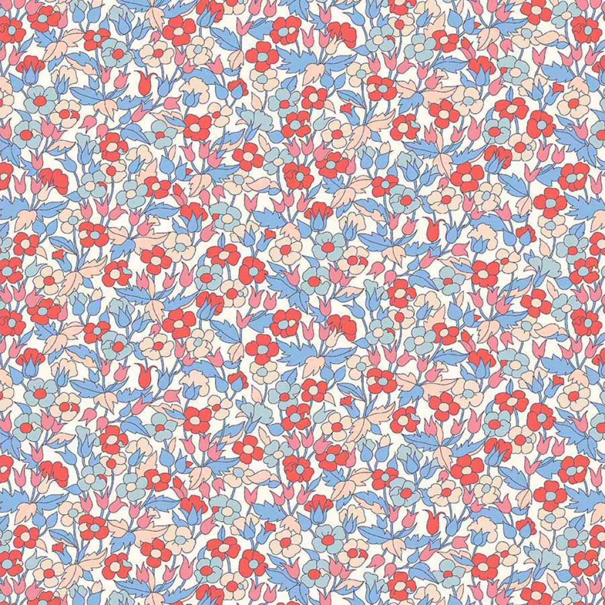 Liberty Carnaby Collection - Picadilly Poppy Lt Blue