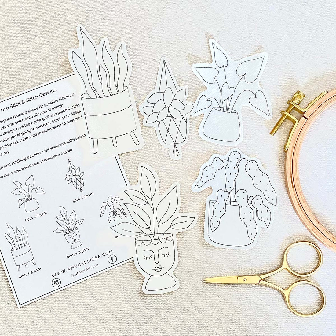 Plant Lady Stick &amp; Stitch