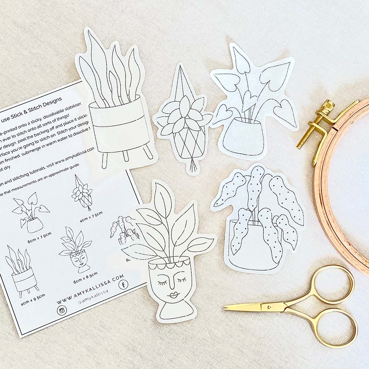 Plant Lady Stick &amp; Stitch