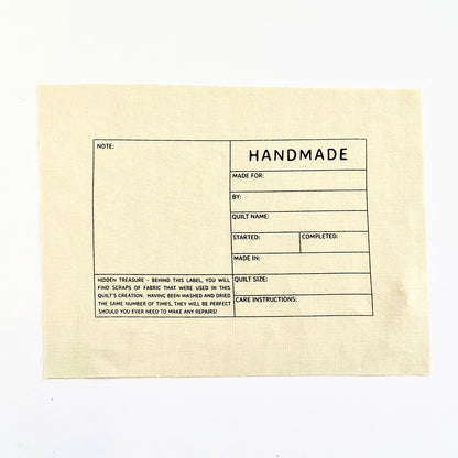 Postcard Quilt Labels