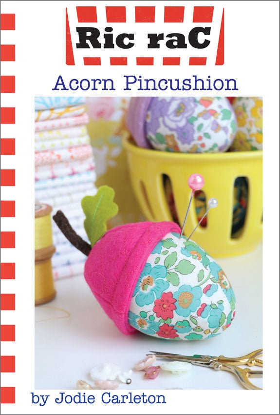 Acorn Pincushion Pattern - Amy Kallissa