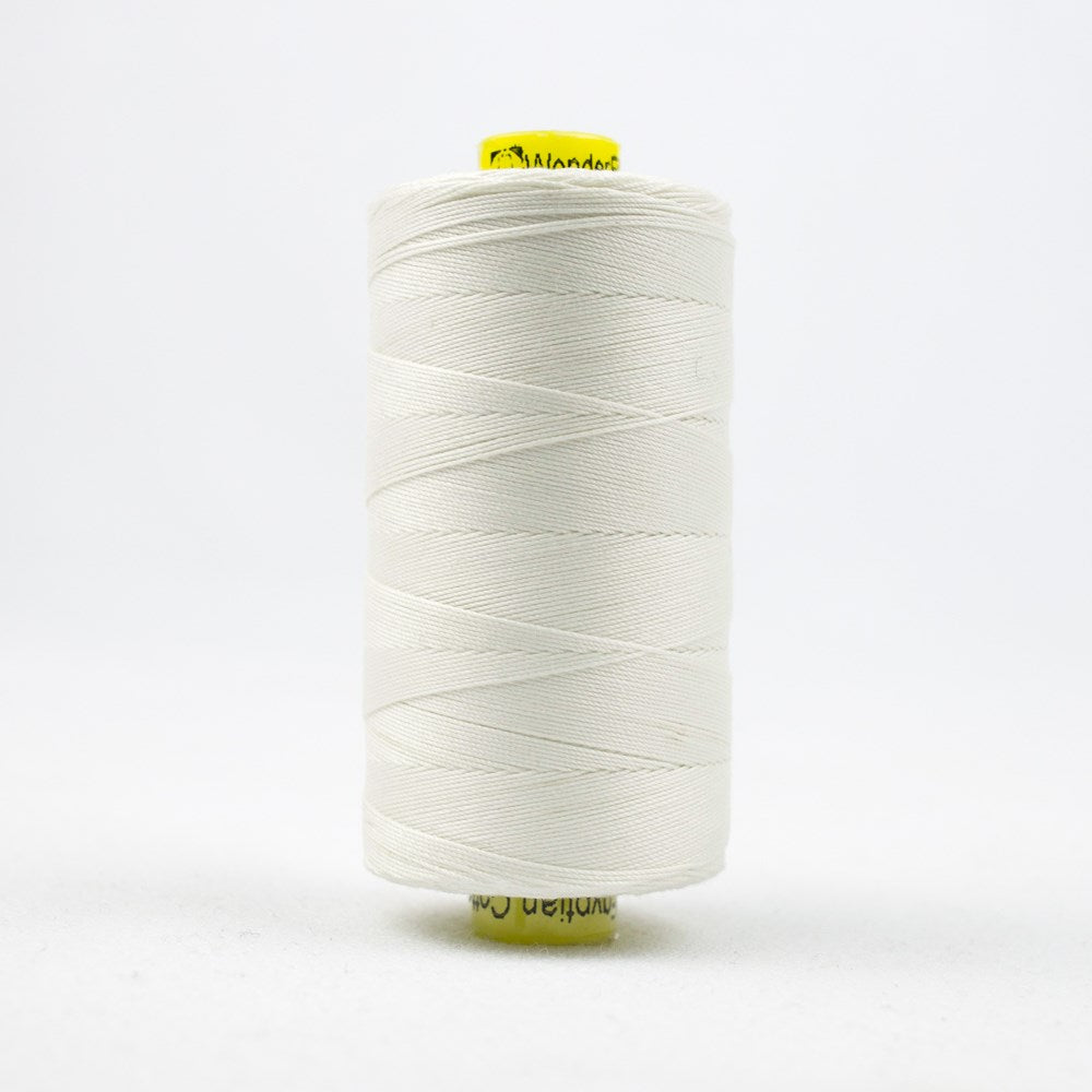 Spagetti 12wt Cotton Thread - SP101-Ecru - 400m