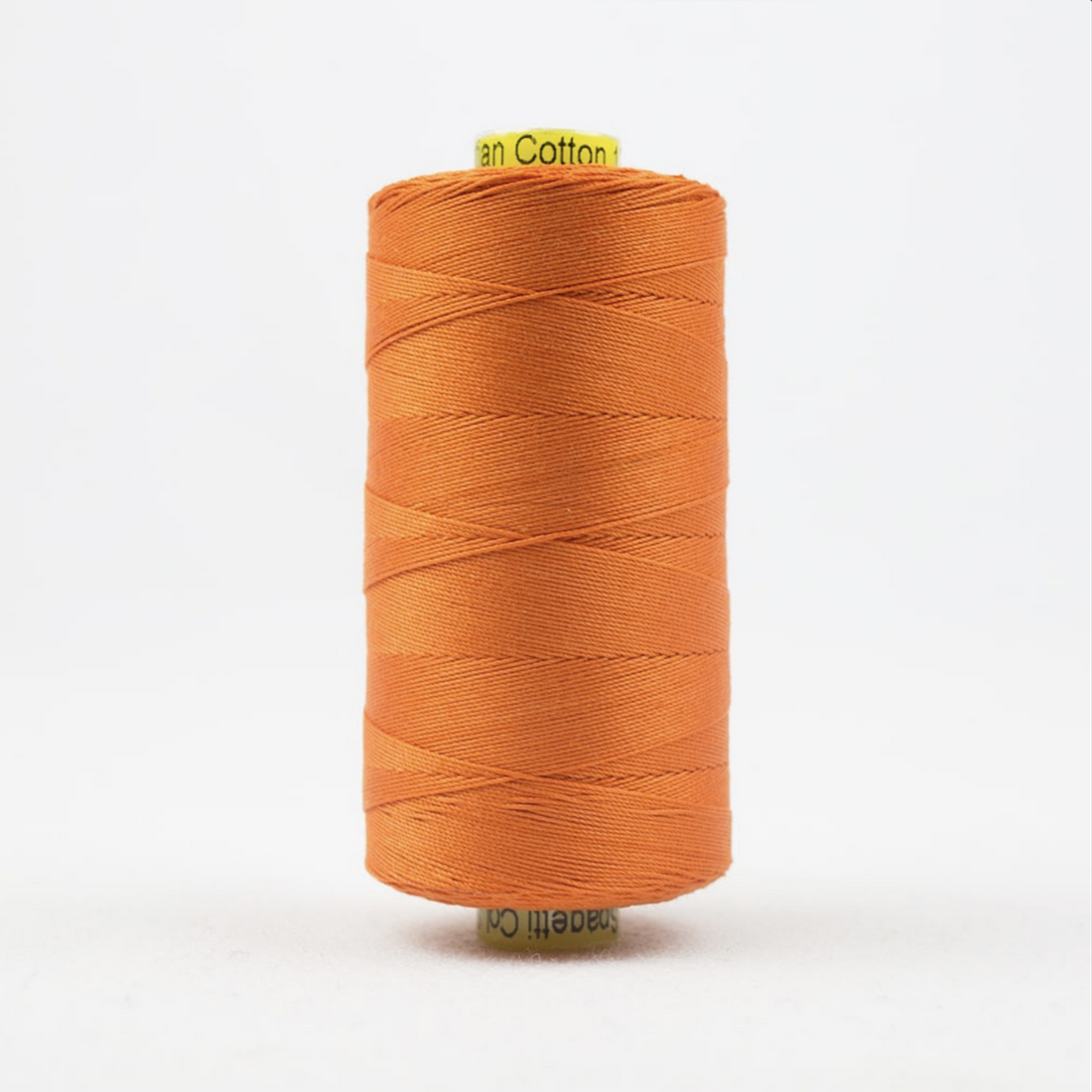 Spagetti 12wt Cotton Thread - SP02-Fun Orange - 400m