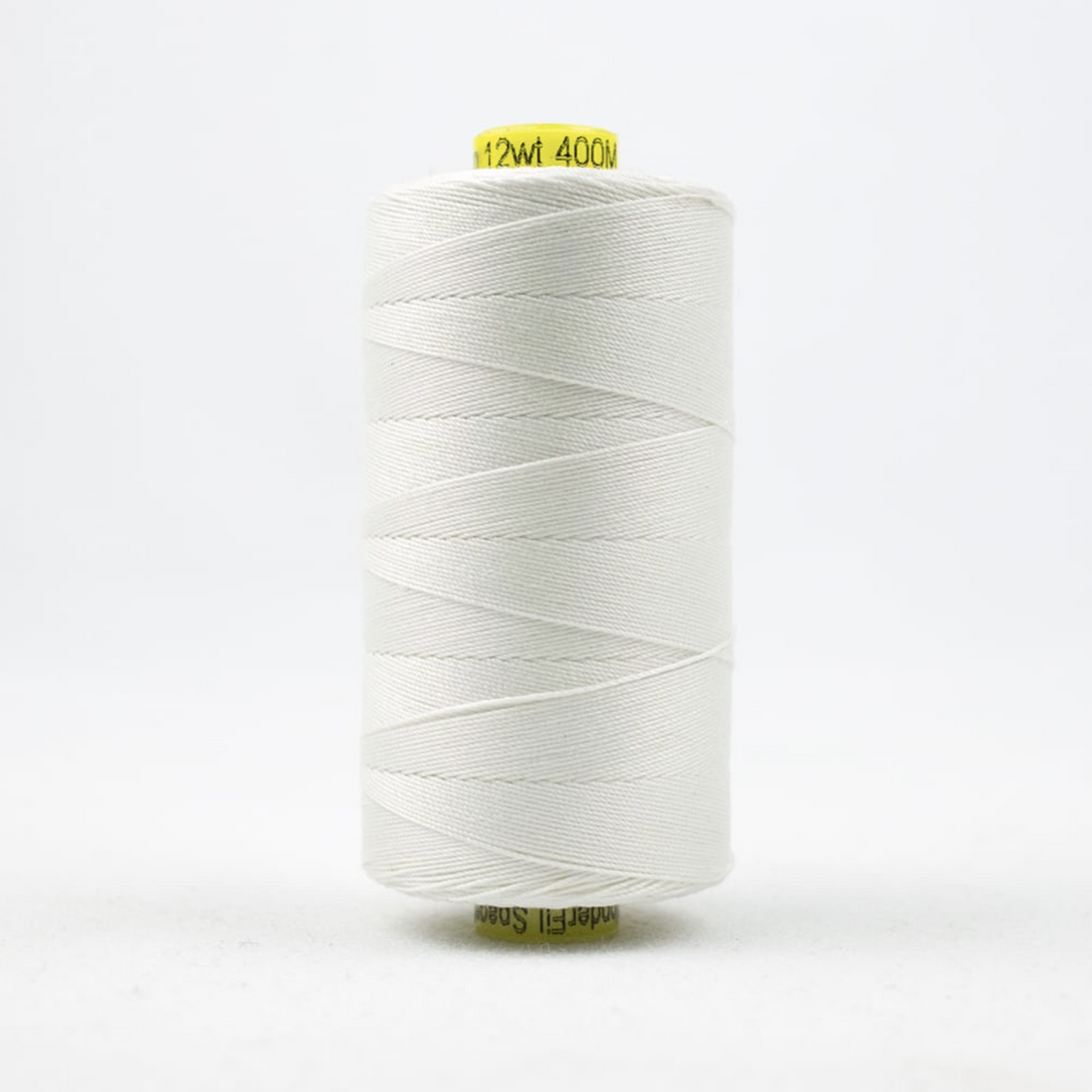 Spagetti 12wt Cotton Thread - SP100-White - 400m