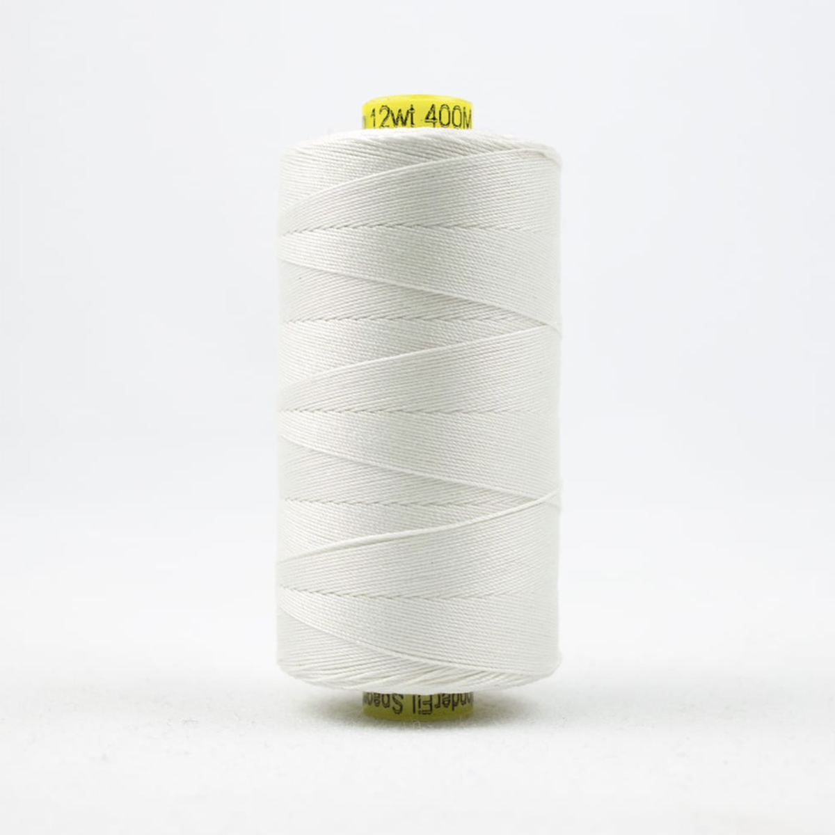 Spagetti 12wt Cotton Thread - SP100-White - 400m