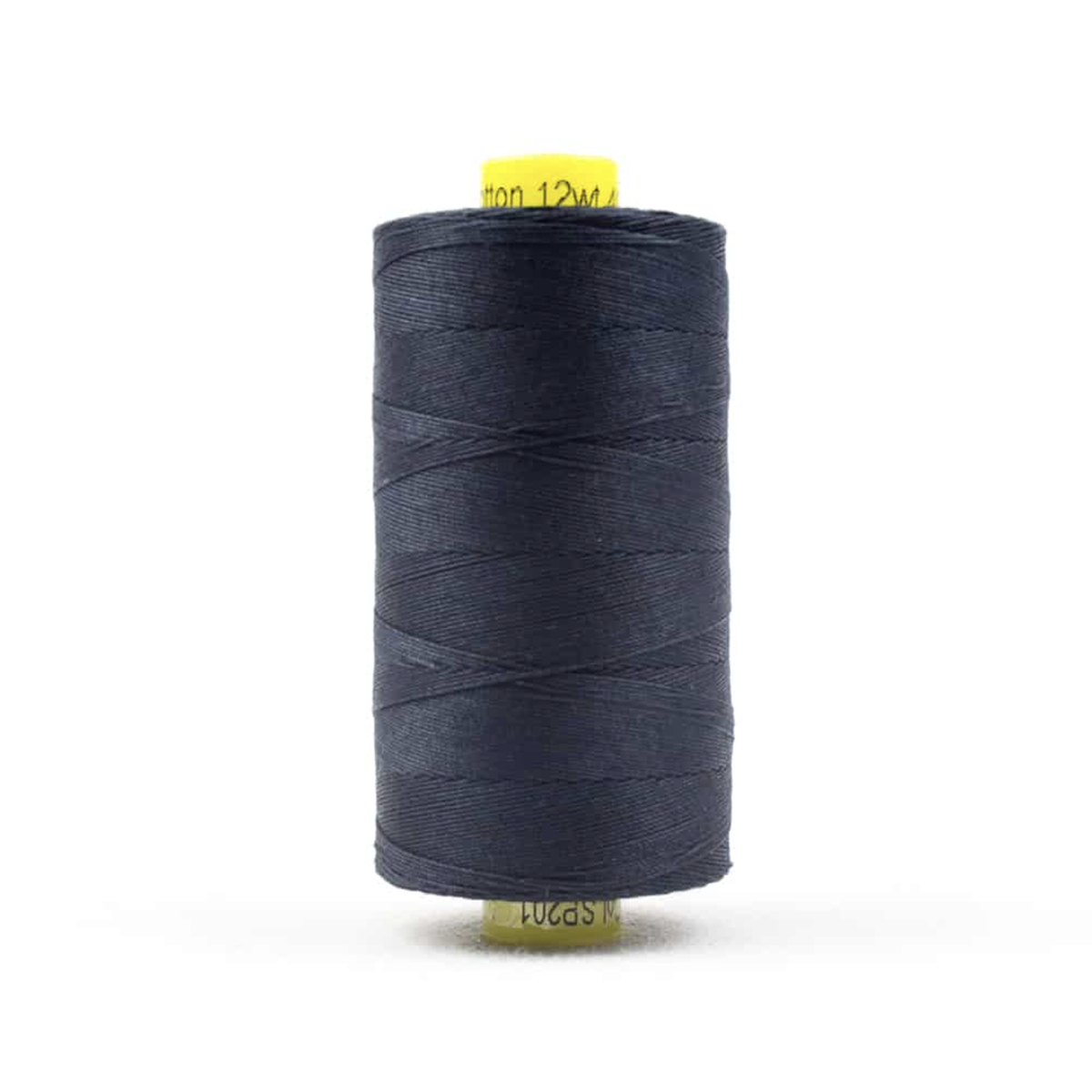Spagetti 12wt Cotton Thread - SP201-Soft Black - 400m