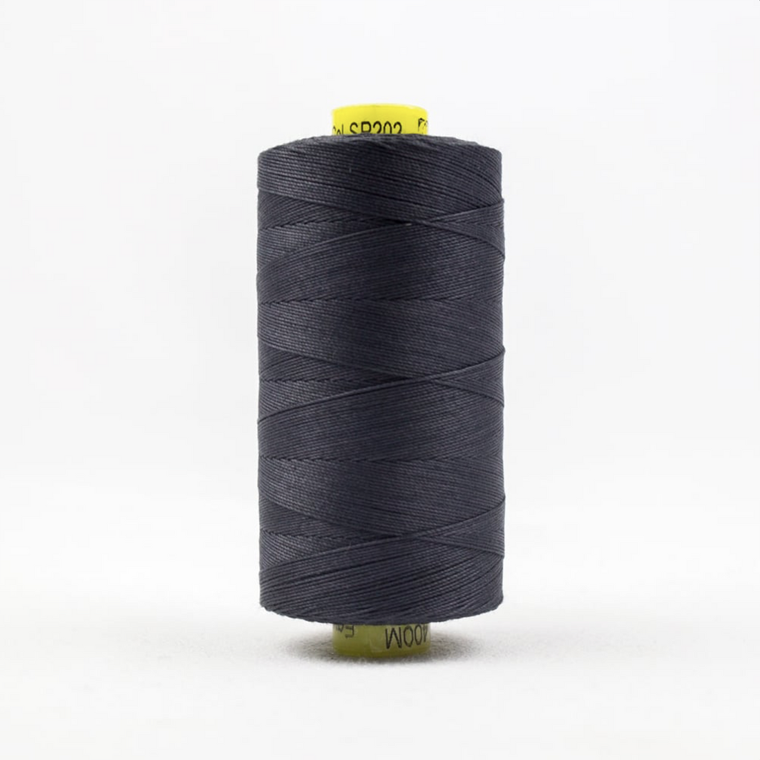 Spagetti 12wt Cotton Thread - SP202-Charcoal - 400m