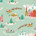 Holly Jolly - Holiday Toile - Glacier