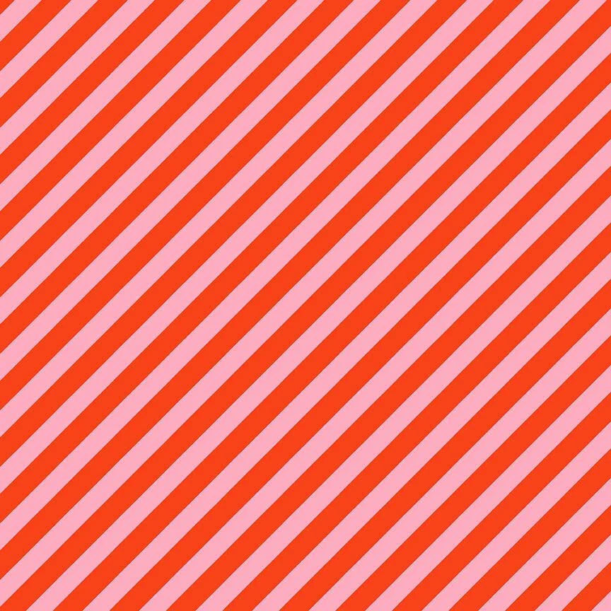 Holly Jolly - Vintage Stripe - Lollipop