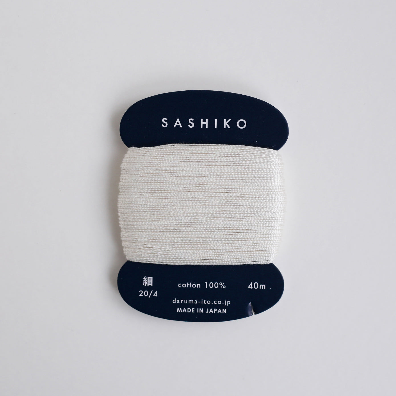 Sashiko Thread - Thin - Greige (40M)