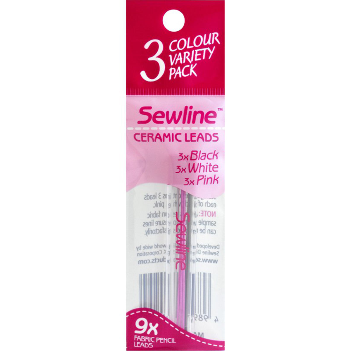 Sewline Ceramic Lead Refill Pack - 3 colours