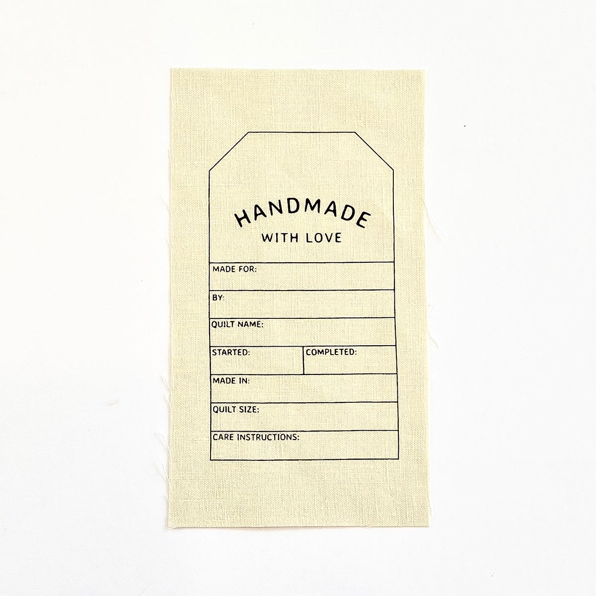 Swing Tag Quilt Labels