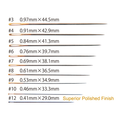 Tulip Embroidery Needles - Assorted (Thin)