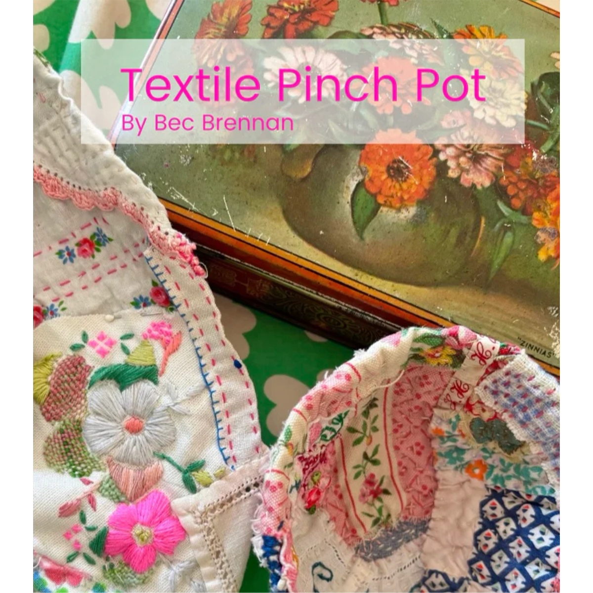Textile Pinch Pot Pattern - Amy Kallissa