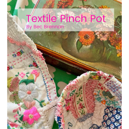 Textile Pinch Pot Pattern - Amy Kallissa