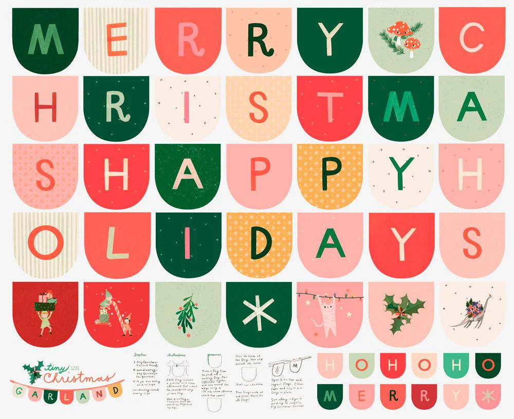 Tiny Christmas Garland Project Panel