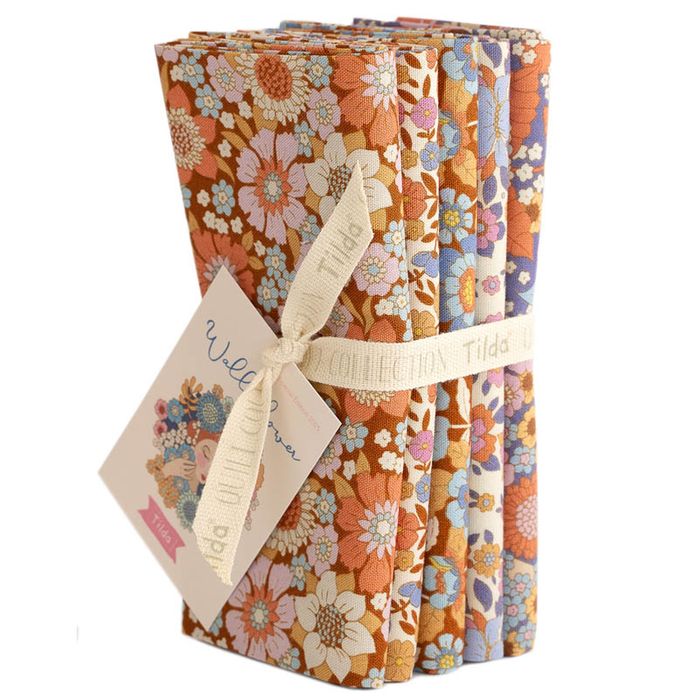 Tilda Wallflower - Caramel/Thistle FQ Bundle