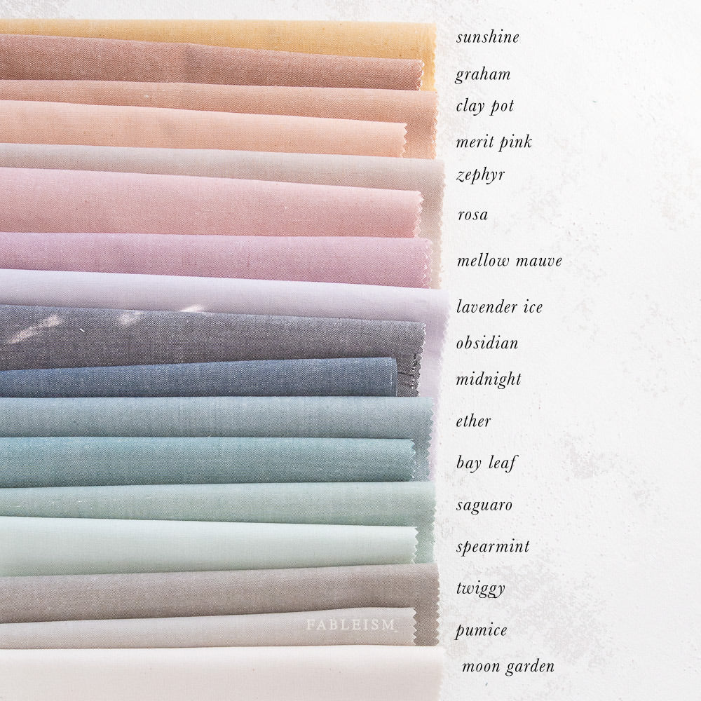 Fableism Everyday Chambray (Pastel) FQ Bundle