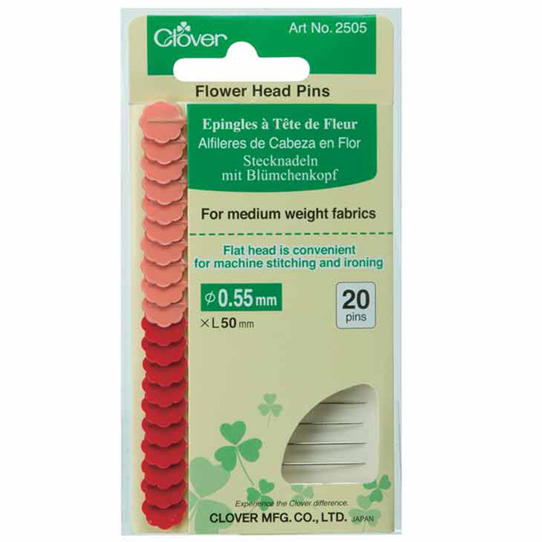 Flower Head Pins - Regular