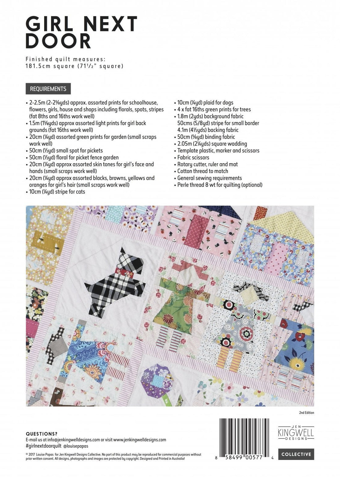 Girl Next Door Pattern - Amy Kallissa