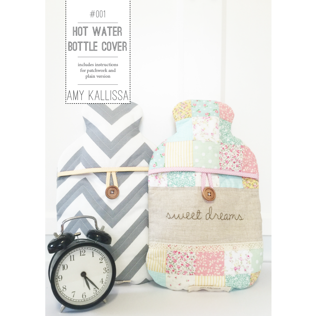 Hot Water Bottle Cover Paper Pattern