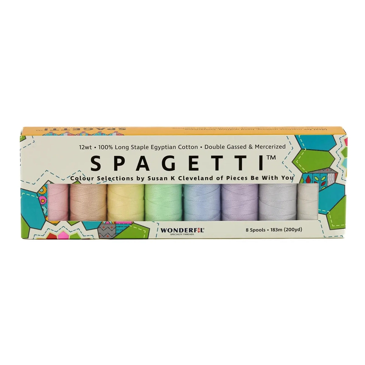 Frostings Spagetti 12wt Cotton Thread - 8 pack