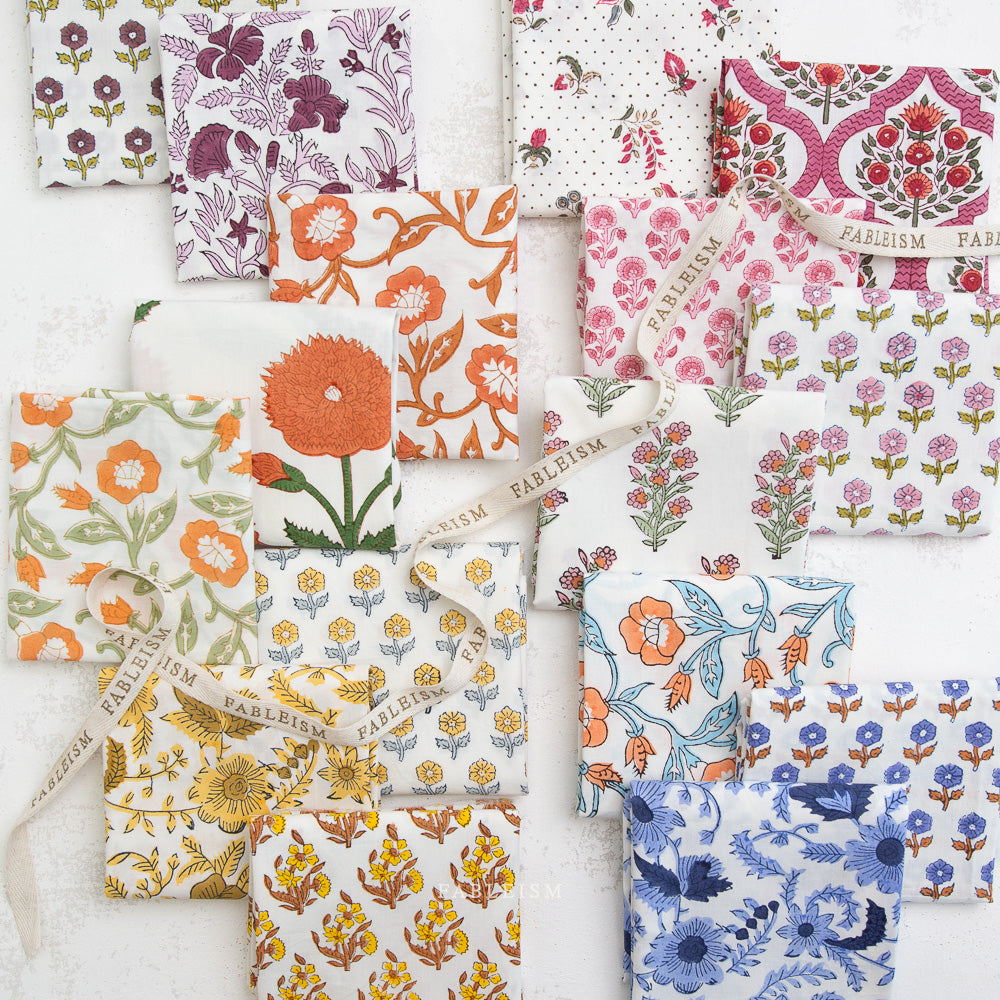 Indian Block Prints - Cottage - FQ Bundle